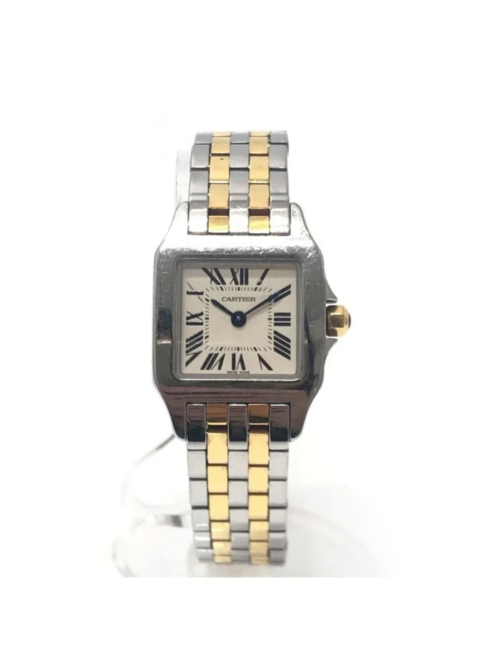 Cartier Watch Santos Demoiselle SM SS 18k Silver